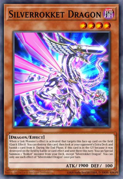 Silverrokket Dragon Ultra Rare BLGG-EN072 Battles of Legend: Glorious Gallery Yugioh card