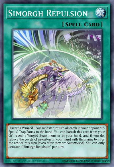 Simorgh Repulsion Common RIRA-EN062 Rising Rampage Yugioh card