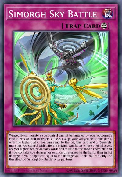 Simorgh Sky Battle Common RIRA-EN073 Rising Rampage Yugioh card
