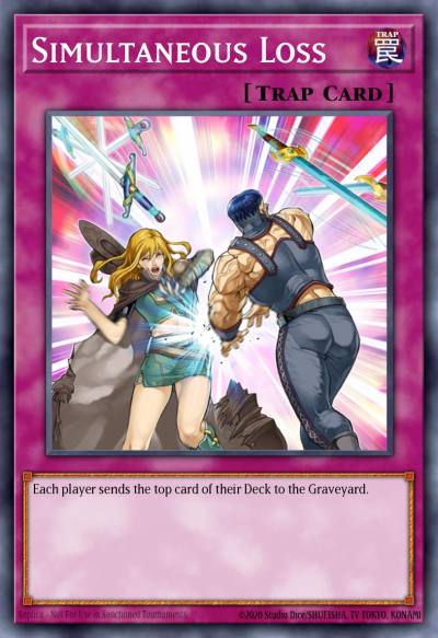 Simultaneous Loss Common DR04-EN113 Dark Revelation Volume 4 Yugioh card