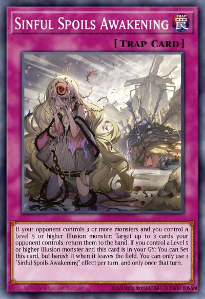 Sinful Spoils Awakening Super Rare SUDA-EN069 Supreme Darkness Yugioh card