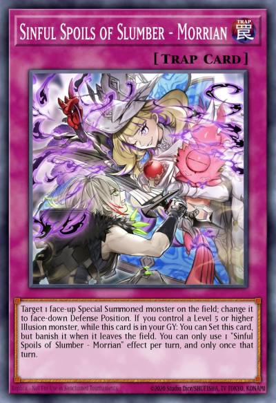 Sinful Spoils of Slumber - Morrian Ultra Rare MP25-EN202 2025 Mega-Pack Tin Yugioh card