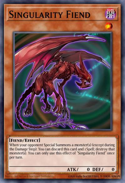 Singularity Fiend Secret Rare MZTM-EN042 Maze of the Master Yugioh card
