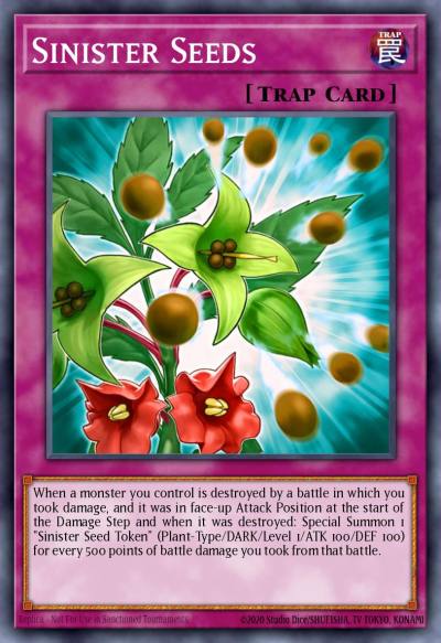 Sinister Seeds Common BP02-EN192 Battle Pack 2 War of the Giants Yugioh card