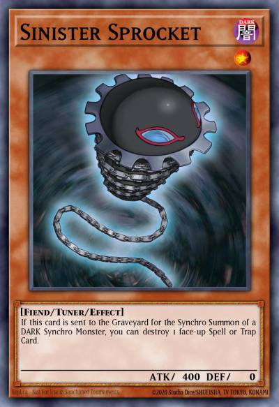 Sinister Sprocket Super Rare TDGS-EN009 The Duelist Genesis Yugioh card