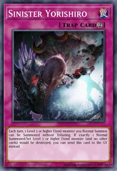 Sinister Yorishiro Ultra Rare MP14-EN182 2014 Mega-Tin Mega Pack Yugioh card