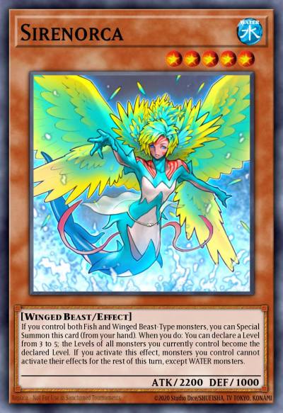 Sirenorca Common LVAL-EN041 Legacy of the Valiant Yugioh card