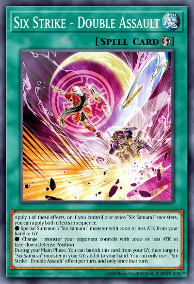 Six Strike - Double Assault Common MP25-EN419 2025 Mega-Pack Tin Yugioh card