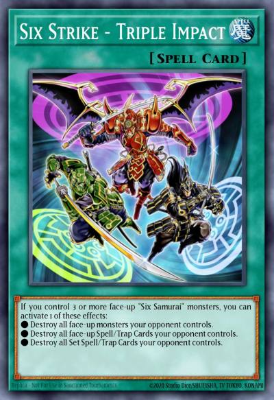 Six Strike - Triple Impact Common STOR-EN049 Storm of Ragnarok Yugioh card