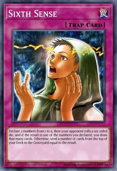 Sixth Sense Common LCJW-EN273 Legendary Collection 4 Joeys World Mega Pack Yugioh card