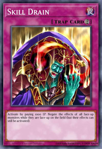 Skill Drain Collector's Rare RA02-EN077 25th Anniversary Rarity Collection II Yugioh card
