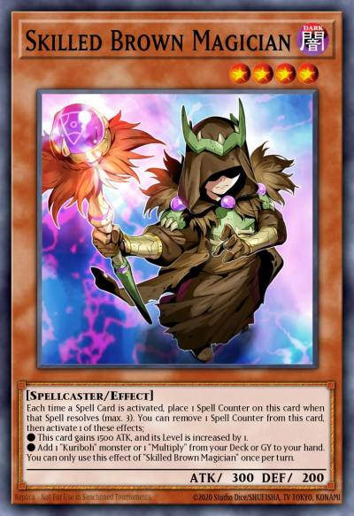 Skilled Brown Magician Common BACH-EN024 Battle of Chaos Yugioh card