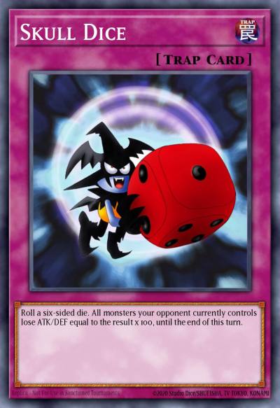 Skull Dice Common EVSD-EN004 Event Pack Speed Duel Yugioh card