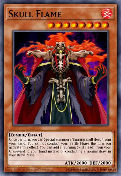 Skull Flame Super Rare WB01-EN002 Yu-Gi-Oh! 5Ds Wheelie Breakers Promotional Cards Yugioh card