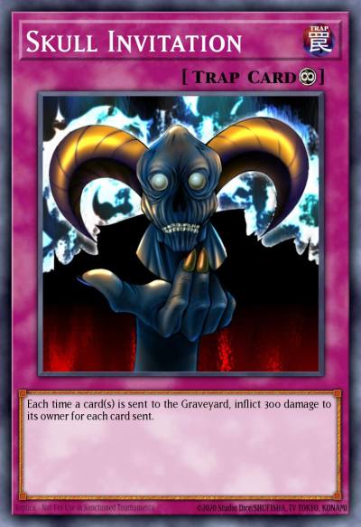 Skull Invitation Common DB1-EN175 Dark Beginning 1 Yugioh card