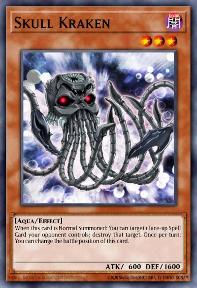 Skull Kraken Common GENF-EN006 Generation Force Yugioh card
