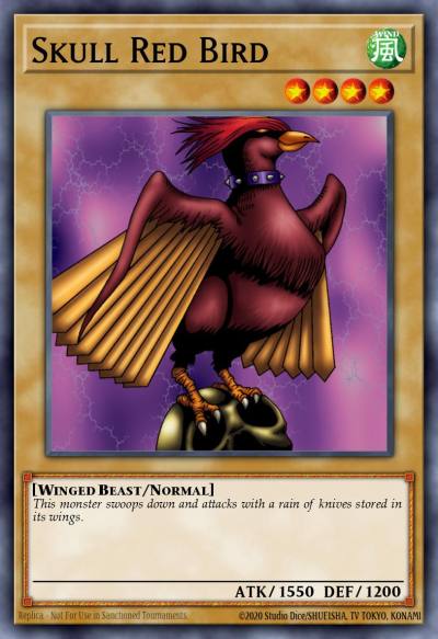 Skull Red Bird Common LOB-105 Legend of Blue Eyes White Dragon Yugioh card