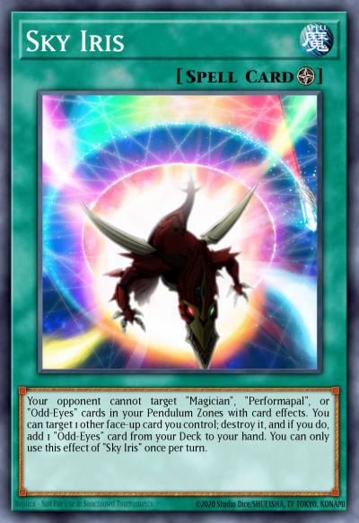 Sky Iris Common LEDD-ENC13 Legendary Dragon Decks Yugioh card