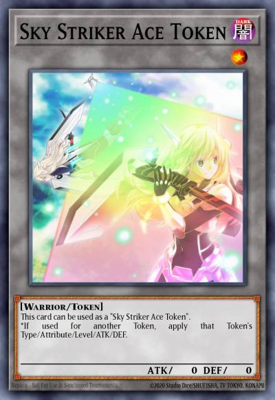 Sky Striker Ace Token Ultra Rare MAMA-EN013 Magnificent Mavens Yugioh card