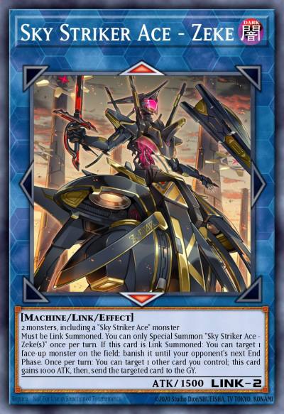Sky Striker Ace - Zeke Ultra Rare DUOV-EN024 Duel Overload Yugioh card