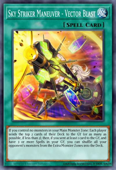 Sky Striker Maneuver - Vector Blast Super Rare SOFU-EN061 Soul Fusion Yugioh card