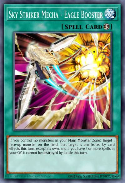 Sky Striker Mecha - Eagle Booster Common MP19-EN265 2019 Gold Sarcophagus Tin Mega Pack Yugioh card