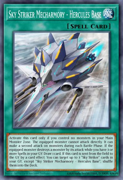 Sky Striker Mecharmory - Hercules Base Common MP19-EN267 2019 Gold Sarcophagus Tin Mega Pack Yugioh card