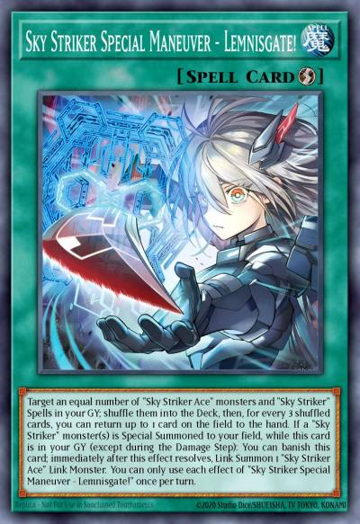 Sky Striker Special Maneuver - Lemnisgate! Common L26D-ENS24 Legendary Modern Decks 2026 Yugioh card