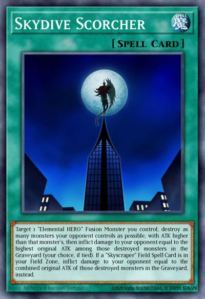 Skydive Scorcher Ultra Rare DUSA-EN029 Duelist Saga Yugioh card