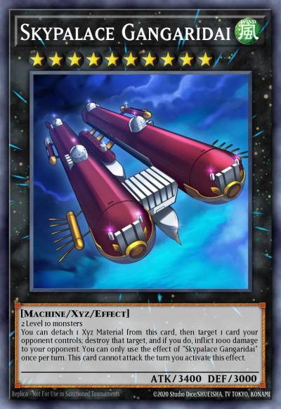 Skypalace Gangaridai Rare MAGO-EN133 Maximum Gold Yugioh card