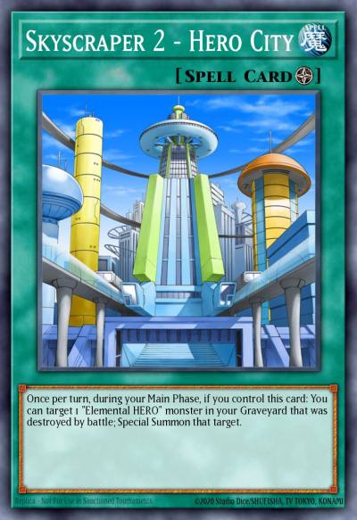Skyscraper 2 - Hero City Super Rare DP06-EN014 Duelist Pack Jaden Yuki 3 Yugioh card