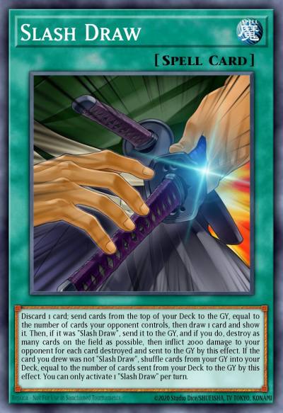 Slash Draw Ultra Rare BLRR-EN020 Battles of Legend Relentless Revenge Yugioh card