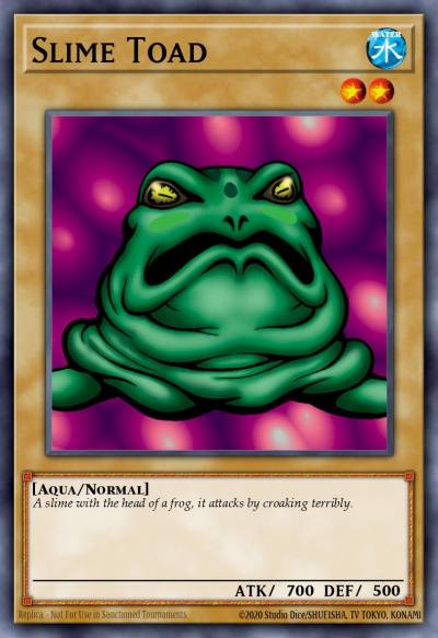 Slime Toad Common MP1-004 McDonalds Promotional Cards Yugioh card