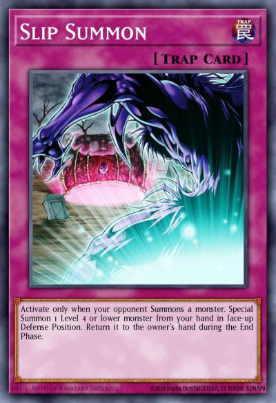 Slip Summon Common DP09-EN028 Duelist Pack Yusei 2 Yugioh card