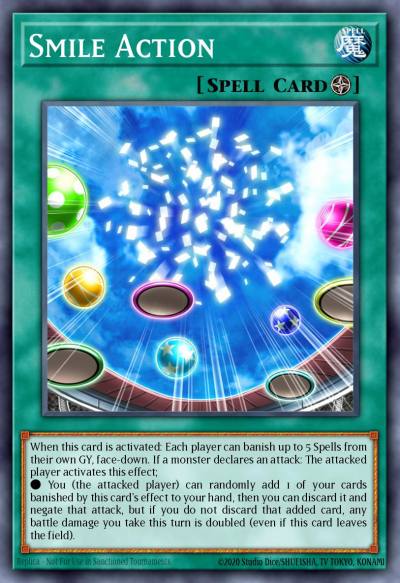 Smile Action Common LED6-EN048 Legendary Duelists Magical Hero Yugioh card