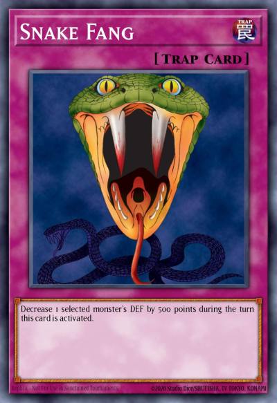 Snake Fang Common MRL-050 Magic Ruler Yugioh card