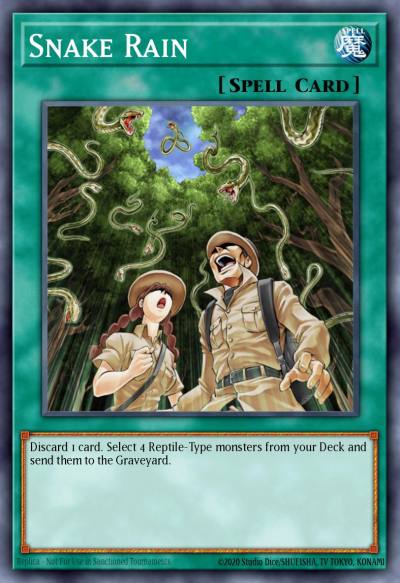 Snake Rain Collector's Rare ANGU-EN051 Ancient Guardians Yugioh card