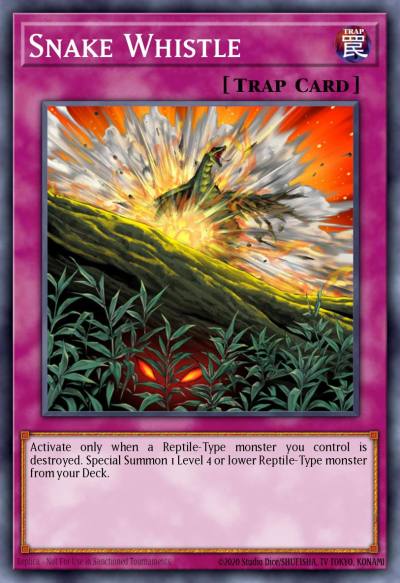 Snake Whistle Common TAEV-EN066 Tactical Evolution Yugioh card