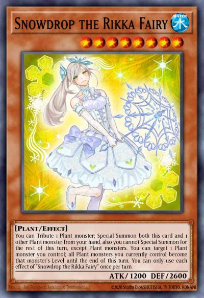 Snowdrop the Rikka Fairy Super Rare SESL-EN019 Secret Slayers Yugioh card