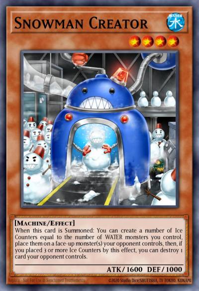 Snowman Creator Common ABYR-EN029 Abyss Rising Yugioh card