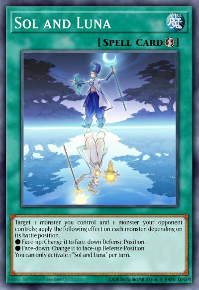 Sol and Luna Collector's Rare RA02-EN068 25th Anniversary Rarity Collection II Yugioh card