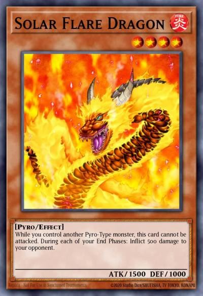 Solar Flare Dragon Common AST-032 Ancient Sanctuary Yugioh card