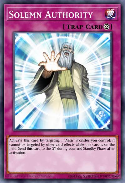 Solemn Authority Common LC5D-EN197 Legendary Collection 5Ds Mega Pack Yugioh card