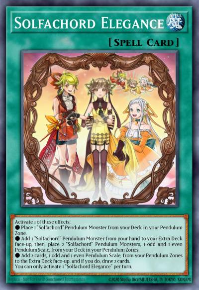 Solfachord Elegance Super Rare ANGU-EN022 Ancient Guardians Yugioh card