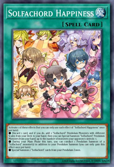 Solfachord Happiness Common DOOD-EN065 Doom of Dimensions Yugioh card
