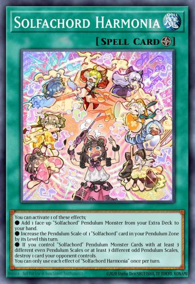 Solfachord Harmonia Super Rare ANGU-EN024 Ancient Guardians Yugioh card