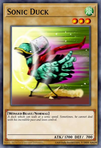 Sonic Duck Common DR1-EN112 Dark Revelation Volume 1 Yugioh card