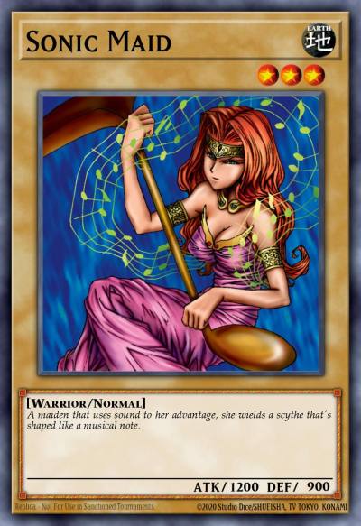 Sonic Maid Rare TP2-012 Tournament Pack 2nd Season Yugioh card