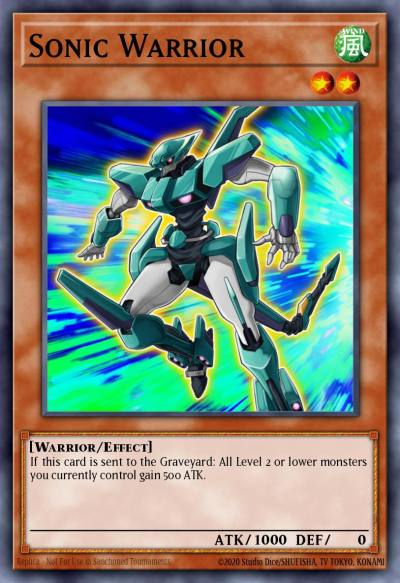 Sonic Warrior Common LTGY-EN090 Lord of the Tachyon Galaxy Yugioh card