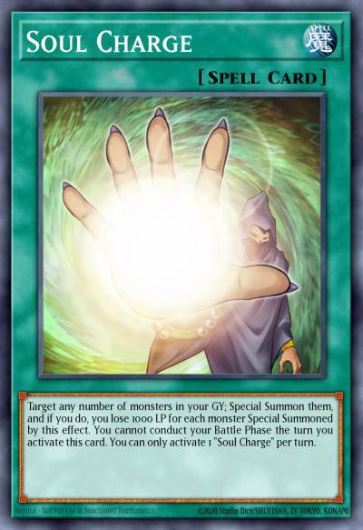 Soul Charge Super Rare DRLG-EN014 Dragons of Legend Yugioh card